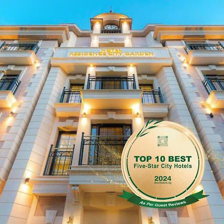 Residence City Garden - Certificate Of Excellence Top 10 Best Five-Stars City Hotels For 2024 Awarded By Htif Plovdiv Eksteriør bilde