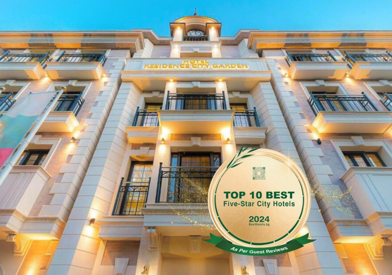 Residence City Garden - Certificate Of Excellence Top 10 Best Five-Stars City Hotels For 2024 Awarded By Htif Plovdiv Eksteriør bilde